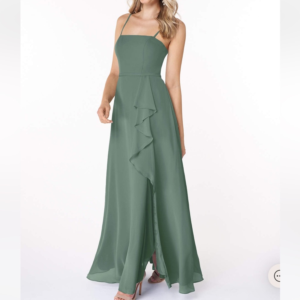 Azazie Kaylee Bridesmaid Dress in Eucalyptus